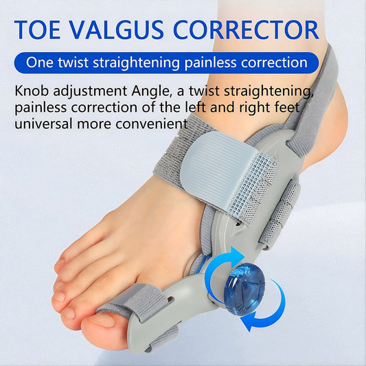 Bunion Corrector With Adjustable Knob - Fix Your Toe Alignment in Just 3 Weeks